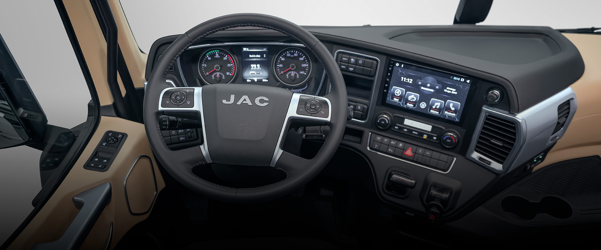 Cabina hecha para resistir la ruta